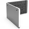 Bezvadu tastatūra Inca IBK-579BT Bluetooth 66 taustiņi metāliski sudrabota