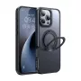 Aizsargājošs MagSafe maciņš Mcdodo PC-4933 iPhone 16 Pro Max ar integrētu statīvu, melns