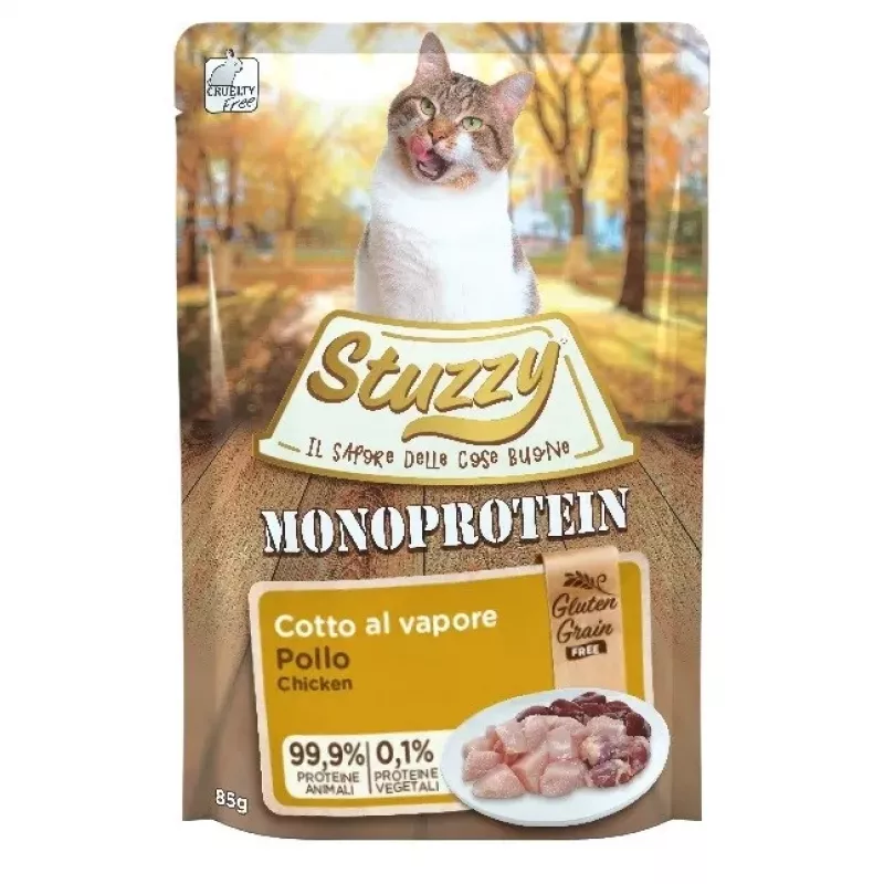 STUZZY Monoprotein Chicken - mitrā kaķu barība - 85 g