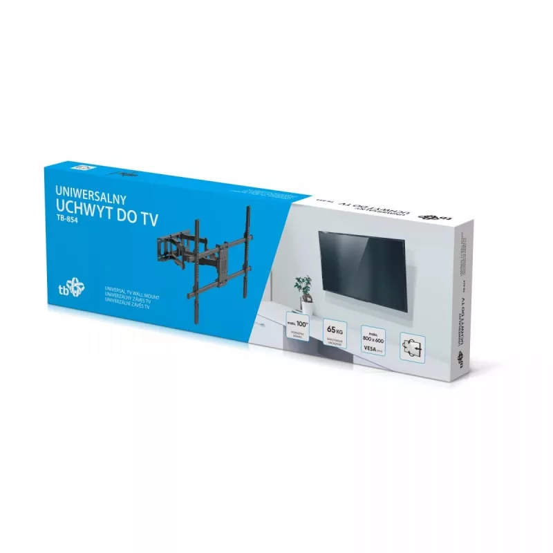 TV kronšteins TB TB-854 televizoriem līdz 100 collām, maks. 65 kg, VESA 800×600