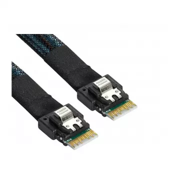 Supermicro sadalīšanas kabelis CBL-MCIO-1275S4Y MCIO x8 (STR) uz 2x SlimSAS x4 (STR) SFF8654 75/75cm (CBL-MCIO-1275S4Y)