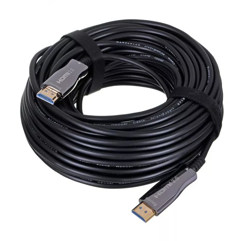 HDMI kabelis Gembird CCBP-HDMI-AOC-30M-02 30m HDMI Type A Male Melns