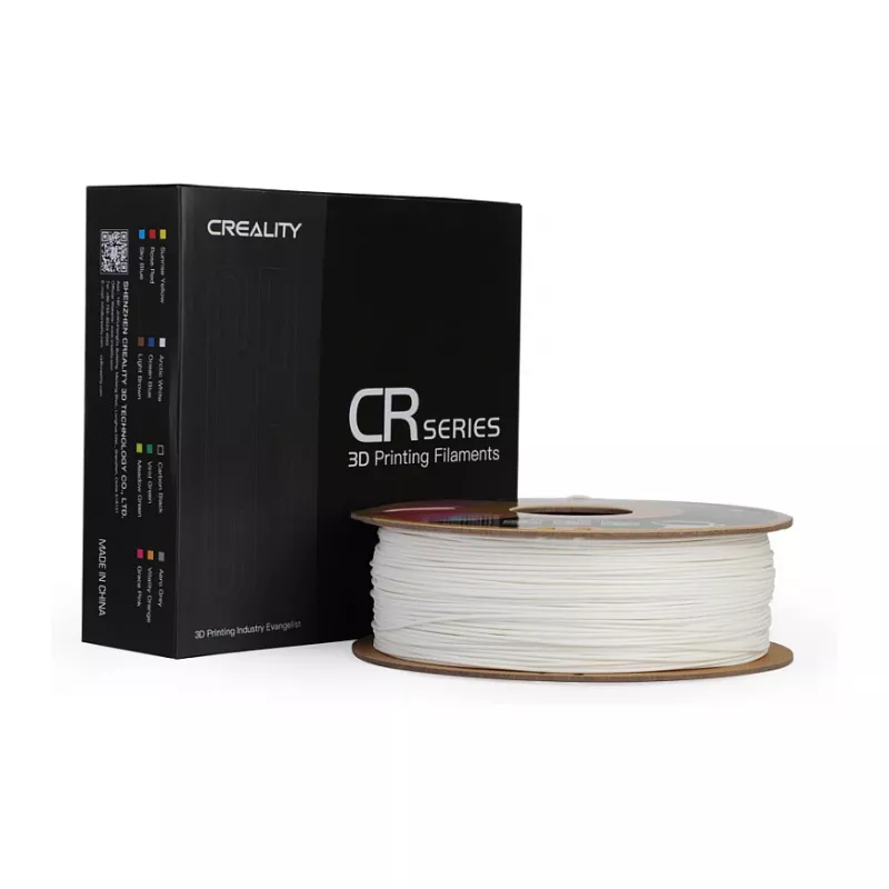 Kvēldiega spole Creality PLA 1,75 mm Balta 1 kg (modelis 3301010296)