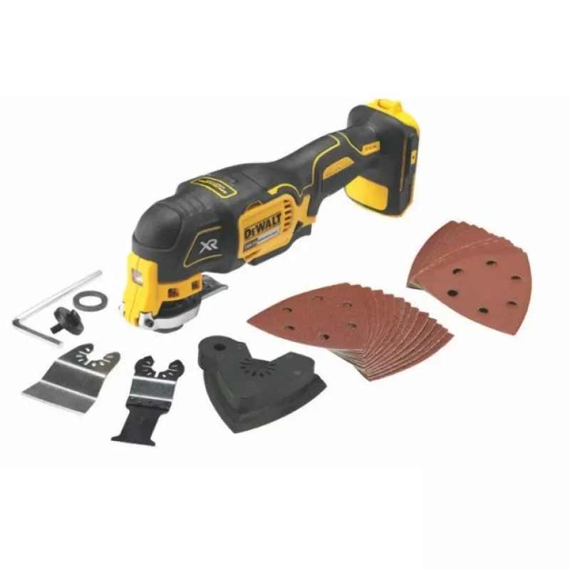 Slīpmašīna DeWALT DCS355N 18V bezvada daudzfunkciju instruments, 31 cm platums, 20 000 OPM, 1,06 kg