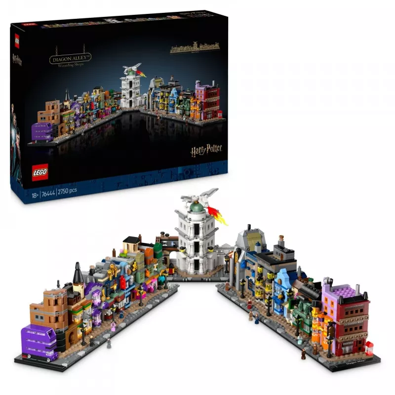 LEGO HARRY POTTER 76444 Cūkkārpas alejas burvju veikali