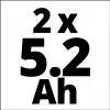 Einhell PXC-Twinpack akumulators