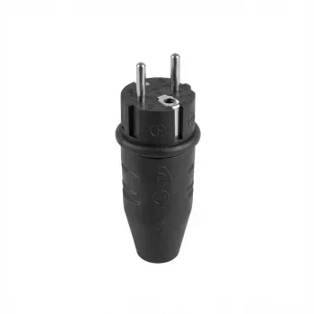 ABL Sursum ABL gumijas Schuko kontaktdakša 100000039 TPE melna IP44 līdz 3x 2,5 mm (100000039)