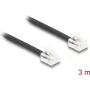 DeLOCK 90619 RJ11 tālruņa kabelis, 3 m, melns