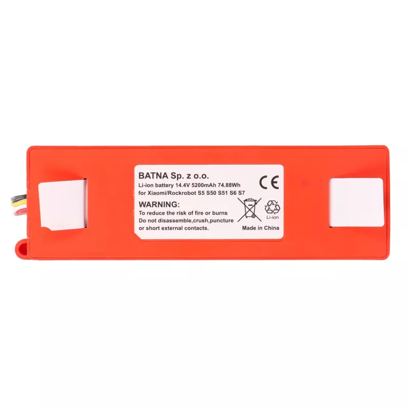 Nomaiņas akumulators Xiaomi Mi Robot / Roborock S50 S55 putekļsūcējam, 14,4 V 5200 mAh