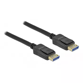 Delock - DisplayPort kabelis - DisplayPort (vīriešu) uz DisplayPort (vīriešu) - DisplayPort 2.0 - 3,0 m - Atbalsta 10K 60 Hz (10 240 x 4320) - Melns (80263)