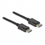 Delock - DisplayPort kabelis - DisplayPort (vīriešu) uz DisplayPort (vīriešu) - DisplayPort 2.0 - 3,0 m - Atbalsta 10K 60 Hz (10 240 x 4320) - Melns (80263)