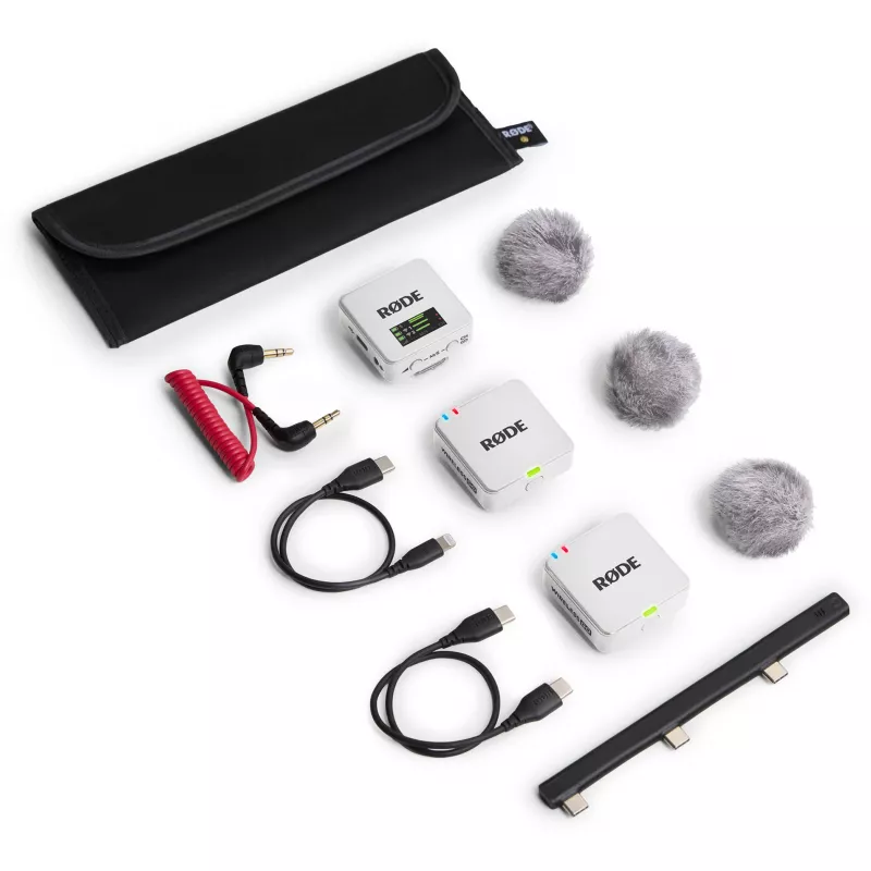 RØDE Wireless GO III balta - bezvadu mikrofonu sistēma (balta)