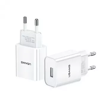 Usams T18 viens USB 2.1A lādētāja galviņa
