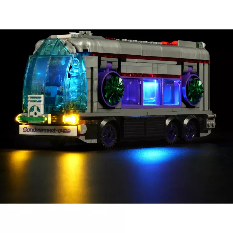 Cyberpunk Neoncity - Future Bus, celtniecības rotaļlieta