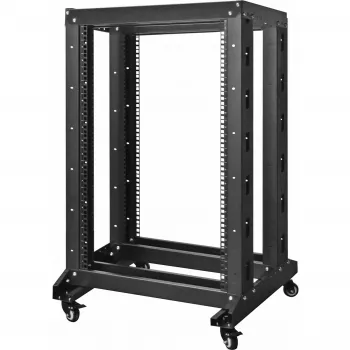 Brīvi stāvošs plaukts Inter-Tech SRB-6618 18U melns 400 kg ietilpība