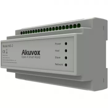Akuvox NS-2 tīkla slēdzis Fast Ethernet (10/100) DIN sliede Pelēks