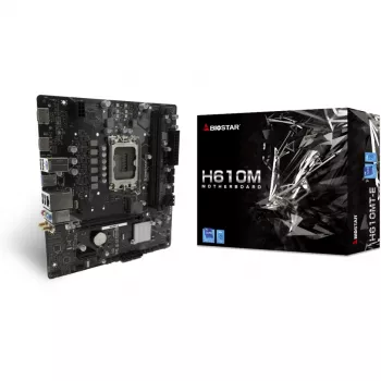 Biostar H610MTE DDR4 LGA1700 Micro-ATX mātesplate