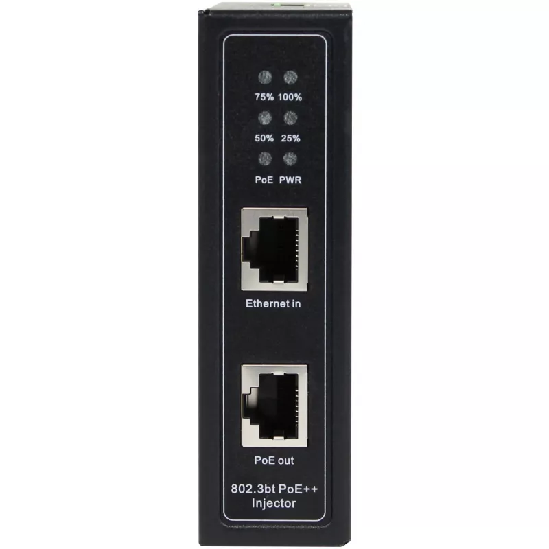 PoE inžektors ALLNET ALL-PI2014-I-BT90 90W Industrial Gigabit, DIN metāla korpuss