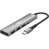 Goobay Slim 4-Port USB-Hub USB-C uz/USB-A 5 Gbit/s - -Plug> 1x (76562)