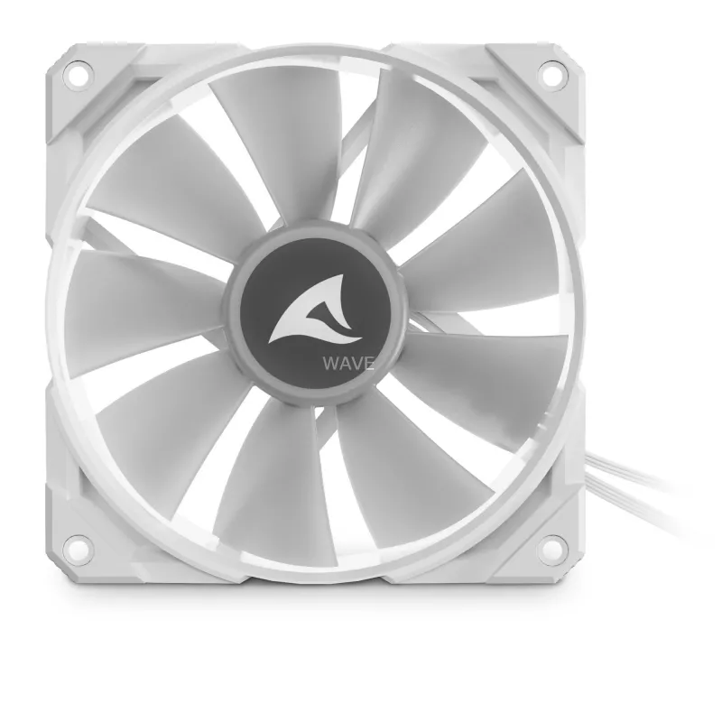 Fan Sharkoon F50 12 cm pelēka balta 600-2000 RPM 132 m³/h