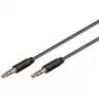 Wentronic Goobay 3,5 mm ligzdas savienojuma kabelis, 1 m - 3,5 mm spraudnis (3 kontaktu, stereo) > 3,5 mm spraudnis (3 kontaktu, stereo) (69117)