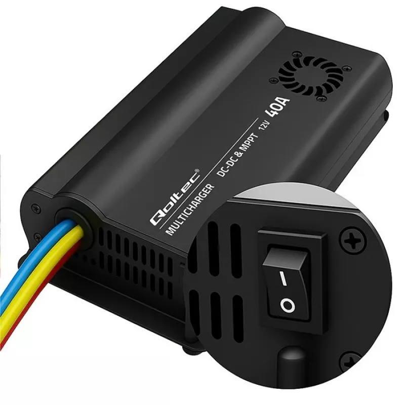 Lādētājs DC-DC 12V ar MPPT kontroli 40A