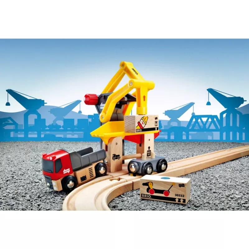BRIO World kravu iekraušanas stacija, rotaļu ēka