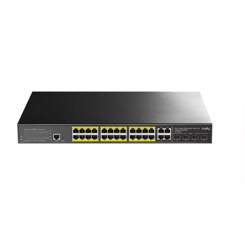 Pārvaldāms slēdzis Cudy GS2028PS4 L2 Gigabit Ethernet 24 porti PoE