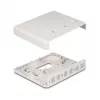 DeLOCK 67052 Keystone virsmas montāžas kārba optisko šķiedru moduļiem, 6 pieslēgvietas, balta