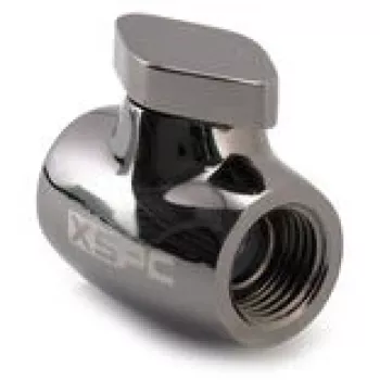Lodveida vārsts XSPC G1/4, misiņa korpuss ar melna hroma apdari, modelis WASC-504