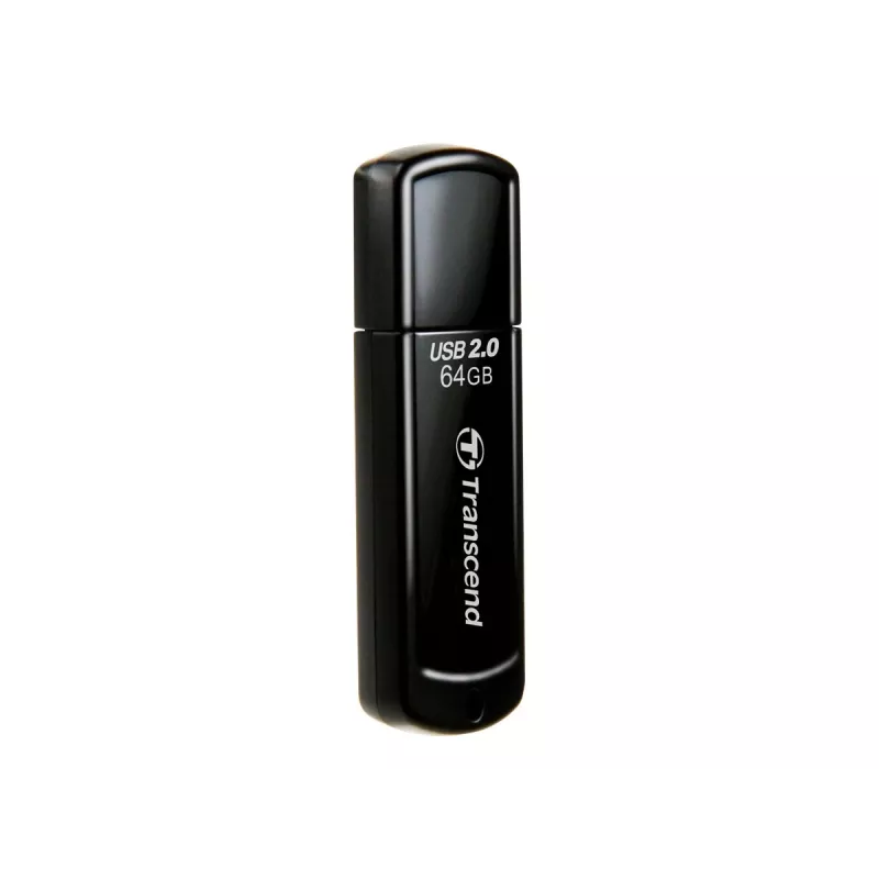 USB zibatmiņa Transcend JetFlash 350 64GB, USB 2.0, melna