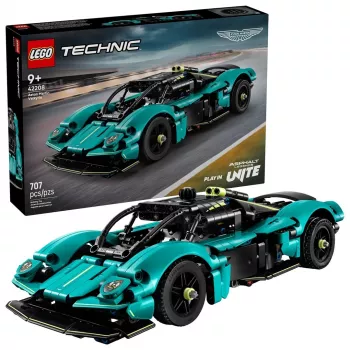 LEGO Technic konstrukciju komplekts Aston Martin Valkyrie modelis mērogā 1:8, 707 detaļas, ieteicamais vecums 9+