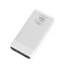 Power bank EnerGo 10000mAh balts-melns
