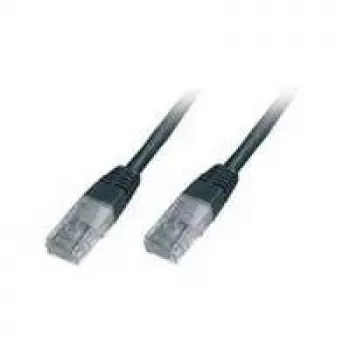 Wentronic Goobay CAT 5e komutācijas kabelis, U/UTP, melns, 0,5 m - CCA Copper Mix (68643)