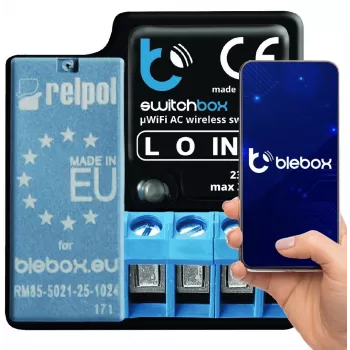 SwitchBox Wireless blebox SwitchBox Melns