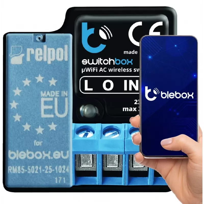SwitchBox Wireless blebox SwitchBox Melns