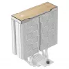 Dzesētājs DeepCool AK400 G2 WH, 120 mm ventilators, maksimālais gaisa spiediens 3.33 mmH2O, 92×132×156 mm, balts
