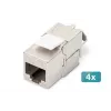 Digitus CAT 6A Keystone Module aizsargāts bezinstrumentu modulis 4 gab.