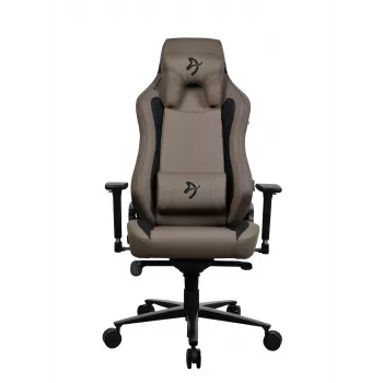 Spēļu krēsls Arozzi Vernazza SoftPU Brūns — ergonomisks dizains, SoftPU apdare