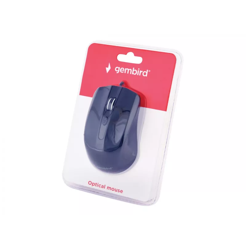 Gembird MUS-4B-01 pele, piemērota abām rokām, USB Type-A, optiska, 1200 DPI
