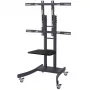 VALUE - Ratiņš LCD/Plazmas ekrānam/DVD atskaņotājam - Melns - Ekrāna izmērs: 82 - 254 cm (32 - 254,00 cm (100)) (17.99.1165)