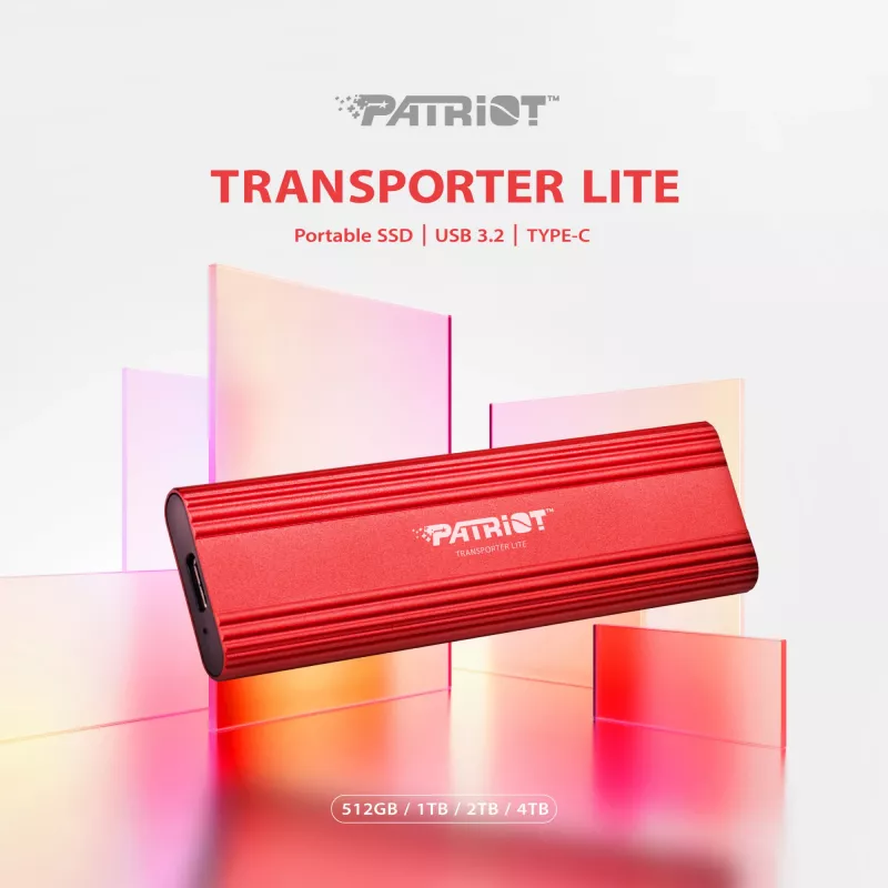 SSD disks 4TB Transporter Lite 1000/1000 MB/s Type-C
