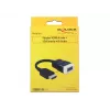 Video kabeļa adapteris HDMI Type A uz VGA D-Sub + 3,5 mm DeLOCK 65587
