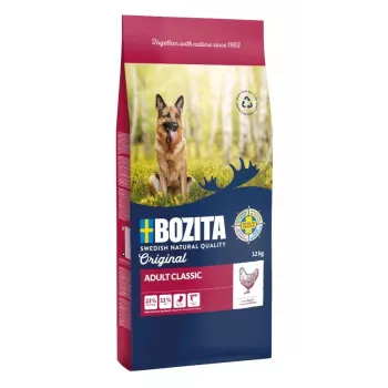 BOZITA Original Adult Classic sausā suņu barība ar vistu, 12 kg