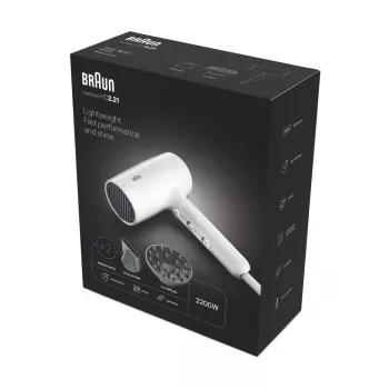 Matu žāvētājs Braun BRHD226E 2200W Jonu Tehnoloģija Viegls