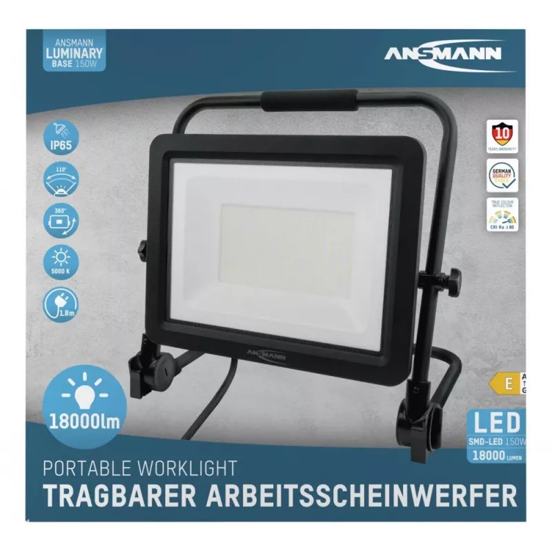 Ansmann FL150W-AC melns LED 150 W