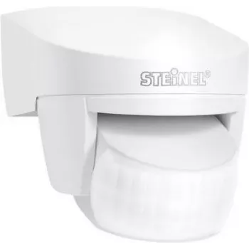 Kustības detektors STEINEL ST 608810 infrasarkanais sensors vadu uzstādīšana pie sienas balts