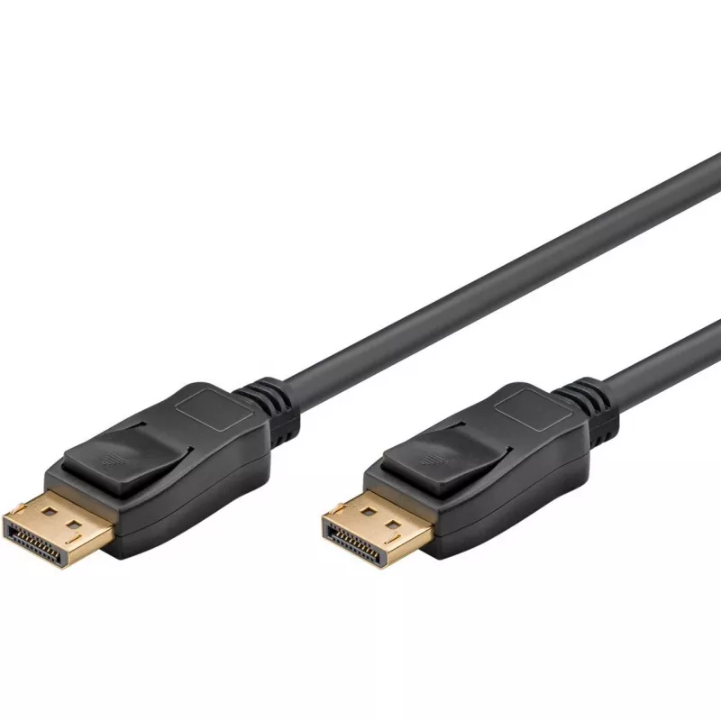 DisplayPort kabelis Goobay 74777 1 m Melns G-Sync FreeSync