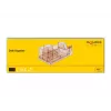 Galda organizators DeLOCK 18341 caurspīdīgs brūns plastmasa 145x250x85mm