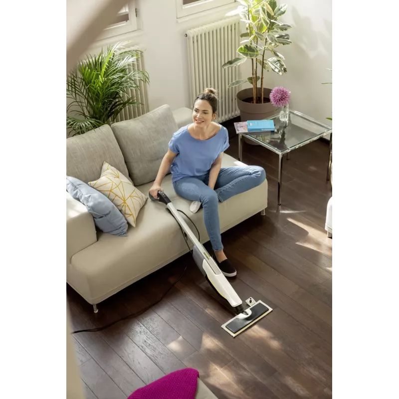 Kärcher SC 2 UPRIGHT Tvaika mops 0,4 l 1600 W melns, balts